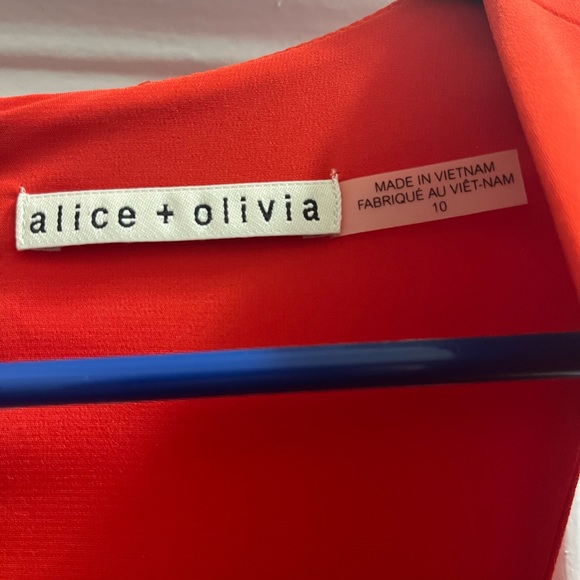 Gorgeous red Alice and Olivia mini dress in fantastic condition. Worn once! - Picture 8 of 8